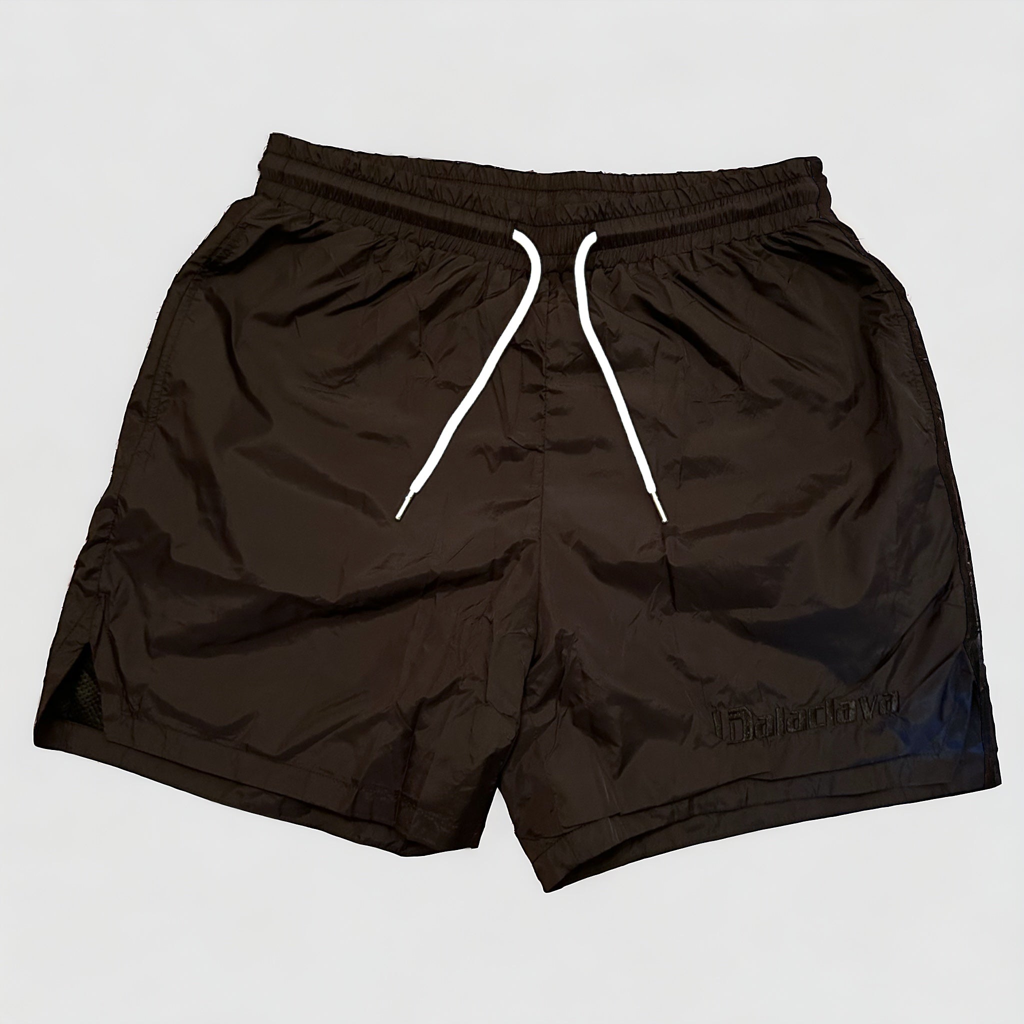 *PRE ORDER* DOUBLE BLACK NYLON SHORTS